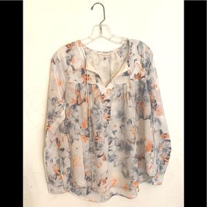 Rebecca Taylor Silk Blouse in a lovely print.